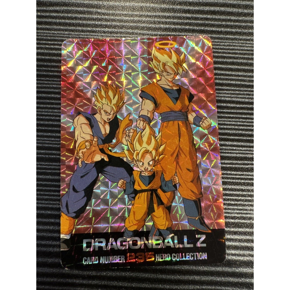 Dragon Ball Z 235 Prism Foil Hero Collection Series 2 Artbox Card DBZ Goku Gohan